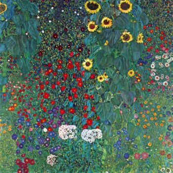 Garden with Crucifix 2 by Klimt
