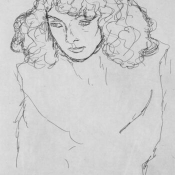 Girls Head by Klimt