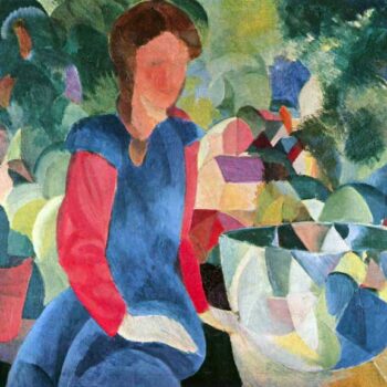 Girls with Fish Bell by Macke