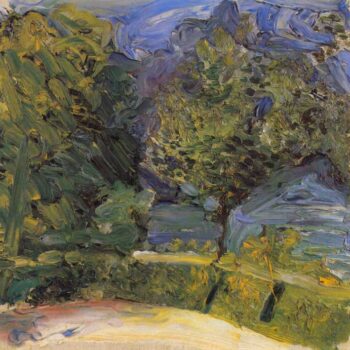 Gmunden in The Background by Richard Gerstl