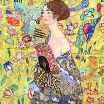 Lady with Fan by Klimt