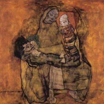 Mother with Two Children by Schiele