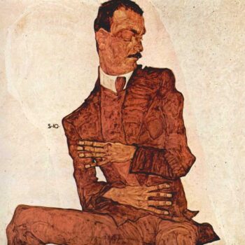 Portrait of Arthur Rossler by Schiele