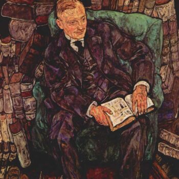 Portrait of Hugo Koller by Schiele
