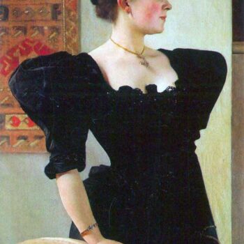 Portrait of Marie Breunig by Klimt