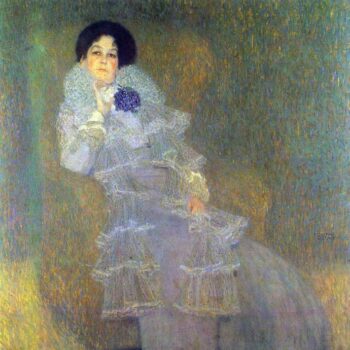 Portrait of Marie Henneberg (Portrait in Purple) by Klimt