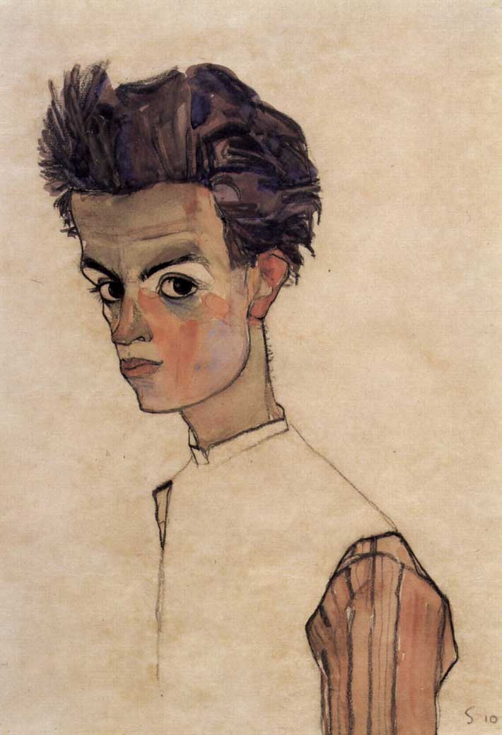 Self-Portrait by Egon Schiele