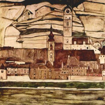 Stone on The Danube Ii by Schiele