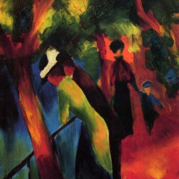 Sunny Way by August Macke