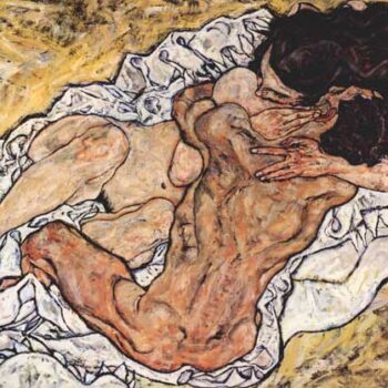 The Embrace by Schiele