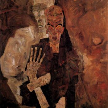 Unlicensed Or Even Death, and Man by Schiele