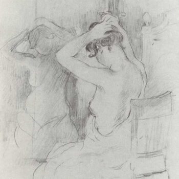 Before The Mirror by Morisot