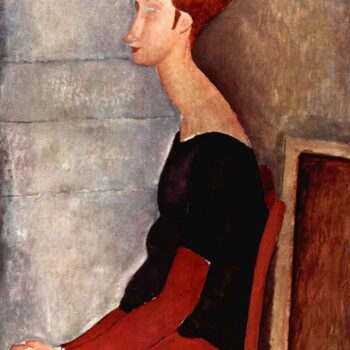 Modigliani - Portrait of Jeanne Hebuterne [2]