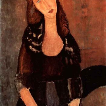 Modigliani - Portrait of Jeanne Hebuterne [4]