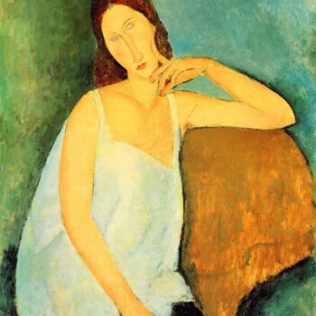 Modigliani - Portrait of Jeanne Hebuterne [5]
