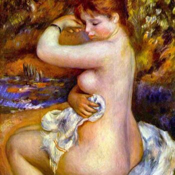 After The Bath by Renoir