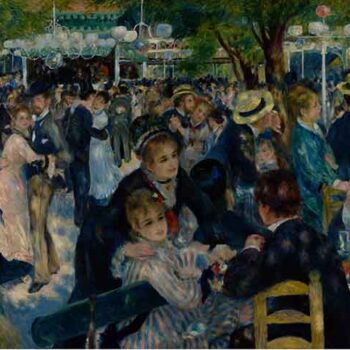 Dance at Le Moulin De La Galette by Renoir