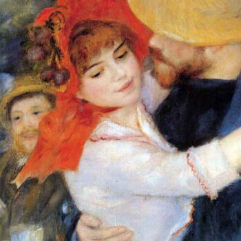 Dance in Bougival (Detail) by Renoir