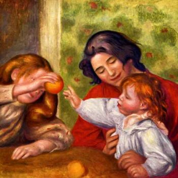 Gabrielle Jean and a Girl by Renoir