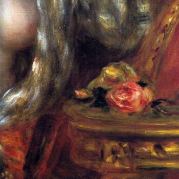 Gabrielle with Jewels, Detail by Renoir