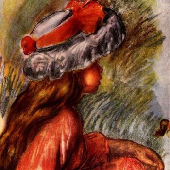 Girl Head by Renoir