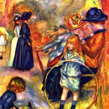 In The Jardin Du Luxembourg by Renoir