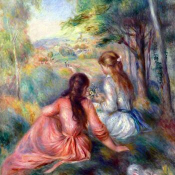 In The Meadow by Renoir