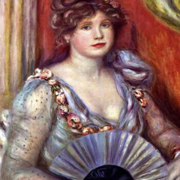 Lady with Fan by Renoir