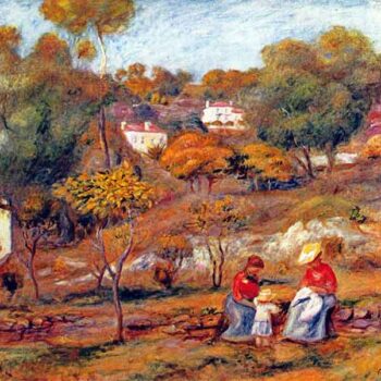 Landscape at Cagnes by Renoir