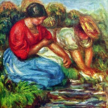 Laundresses [1] by Renoir