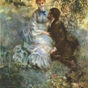 Pair of Lovers by Renoir