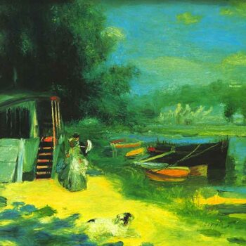 Place For Bading by Renoir