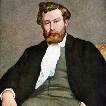 Portrait of Alfred Sisley by Renoir