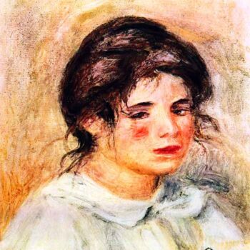 Portrait of Gabrielle by Renoir