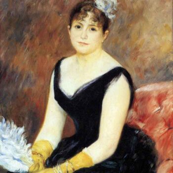 Portrait of Madame Clapisson by Renoir