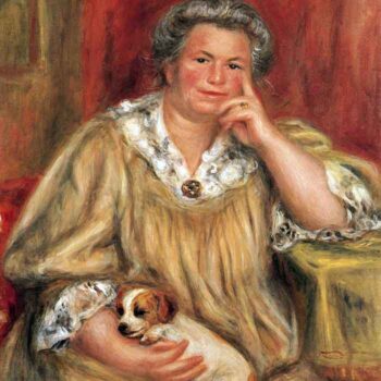 Portrait of Madame Renoir with Bob by Renoir