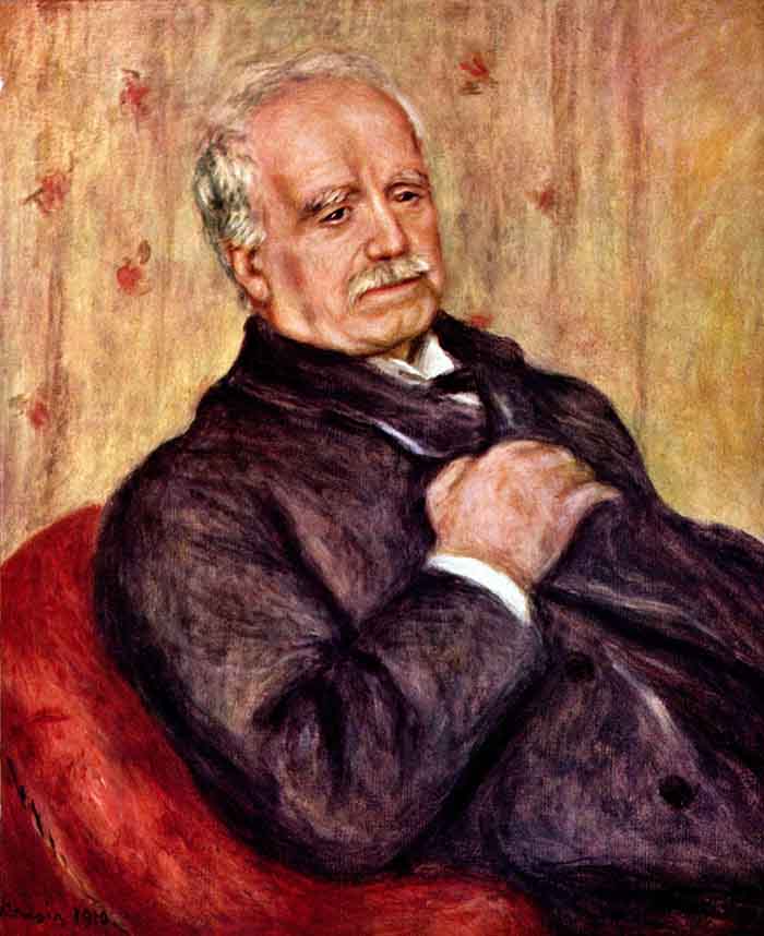 Portrait of Paul Durand Ruel by Renoir