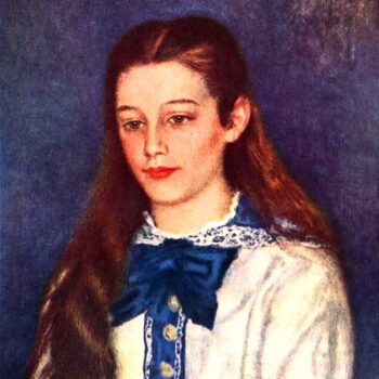 Portrait of Therese Berard by Renoir