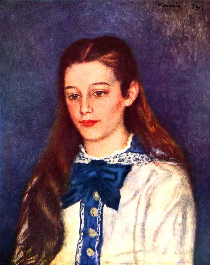 Portrait of Therese Berard by Renoir