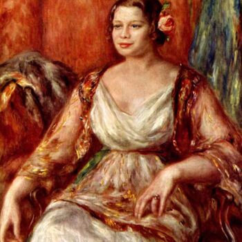 Portrait of Tilla Durieux by Renoir