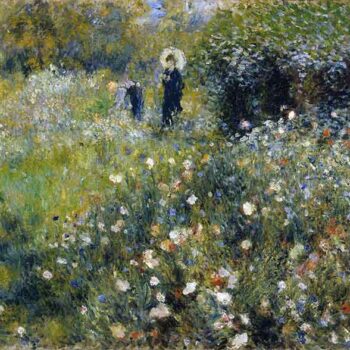 Renoir - Woman with a Parasol in a Garden