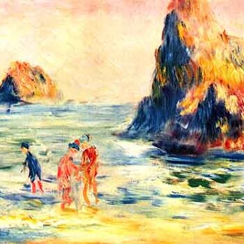 Rock Cliffs in Guernsey