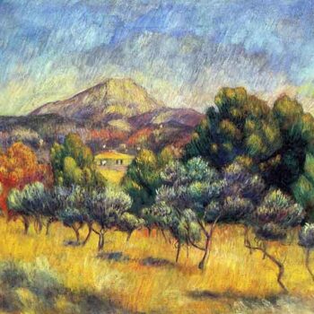 Sainte Vicoria Mountain by Renoir