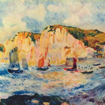 Sea and Cliffs by Renoir