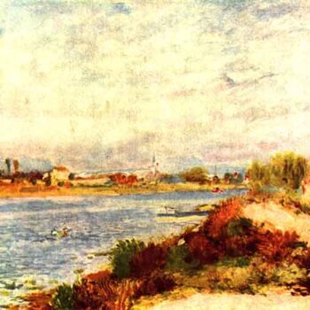 Seine in Argenteuil by Renoir