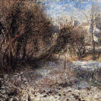 Snowy Landscape by Renoir