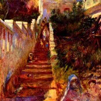 Stairs in Algier by Renoir