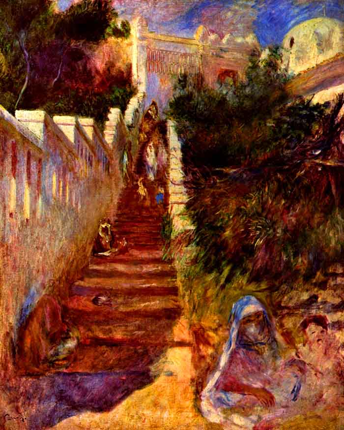 Stairs in Algier by Renoir