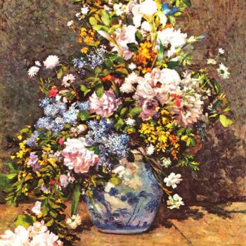 Still Life with Large Vase by Renoir