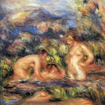 The Bathers (Detail) by Renoir
